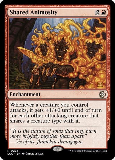 Shared Animosity Commander: The Lost Caverns of Ixalan Magic card