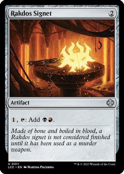Rakdos Signet Commander: The Lost Caverns of Ixalan Magic card