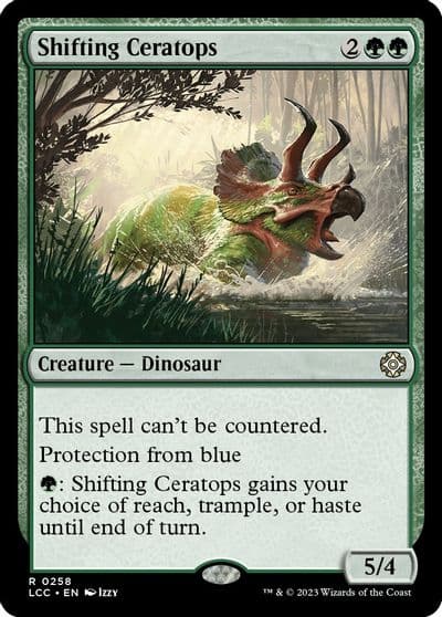 Shifting Ceratops Commander: The Lost Caverns of Ixalan Magic card