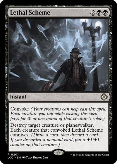 Lethal Scheme Commander: The Lost Caverns of Ixalan Magic card