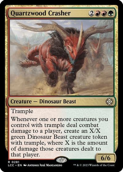 Quartzwood Crasher Commander: The Lost Caverns of Ixalan Magic card