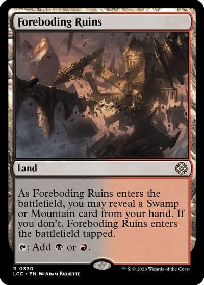 Foreboding Ruins Commander: The Lost Caverns of Ixalan Magic card