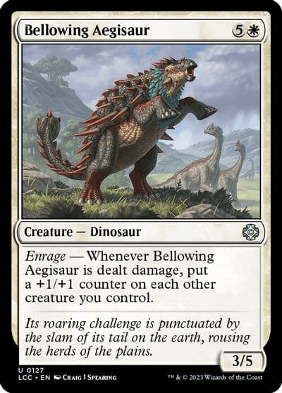 Bellowing Aegisaur Commander: The Lost Caverns of Ixalan Magic card