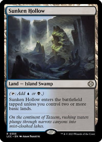 Sunken Hollow Commander: The Lost Caverns of Ixalan Magic card
