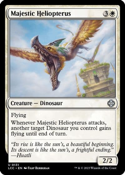 Majestic Heliopterus Commander: The Lost Caverns of Ixalan Magic card