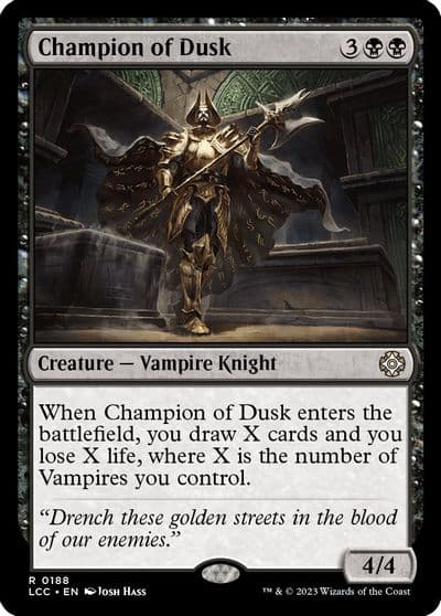 Champion of Dusk Commander: The Lost Caverns of Ixalan Magic card
