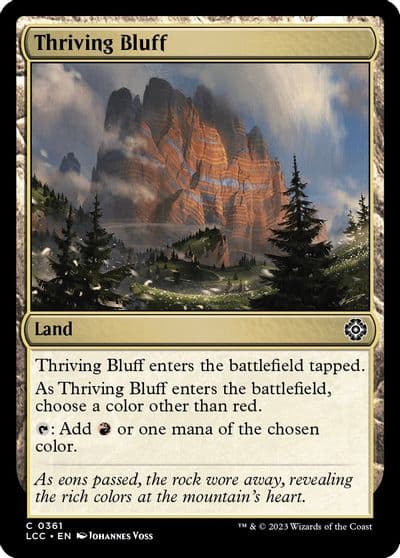 Thriving Bluff Commander: The Lost Caverns of Ixalan Magic card