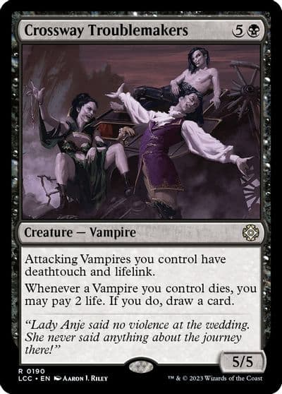 Crossway Troublemakers Commander: The Lost Caverns of Ixalan Magic card