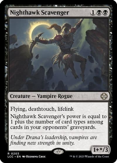 Nighthawk Scavenger Commander: The Lost Caverns of Ixalan Magic card