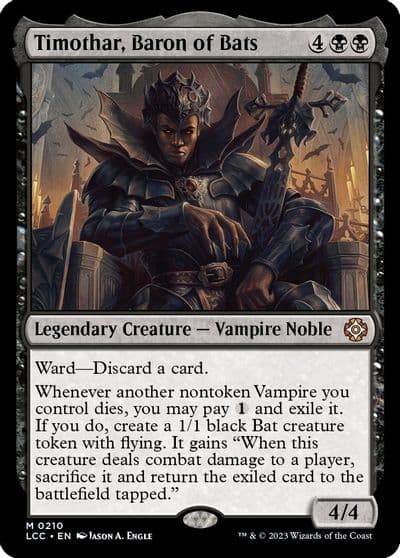 Timothar Baron of Bats Commander: The Lost Caverns of Ixalan Magic card