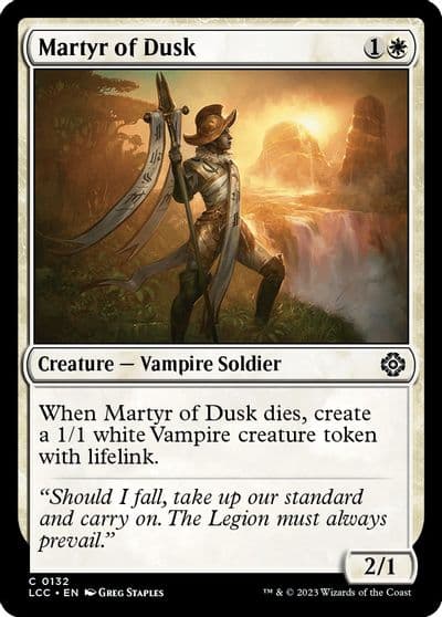 Martyr of Dusk Commander: The Lost Caverns of Ixalan Magic card