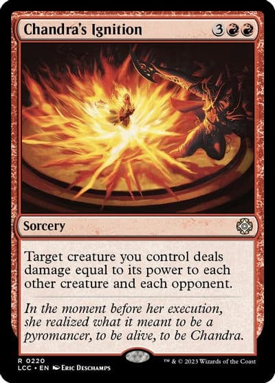 Chandras Ignition Commander: The Lost Caverns of Ixalan Magic card