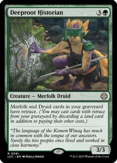 Deeproot Historian Commander: The Lost Caverns of Ixalan Magic card