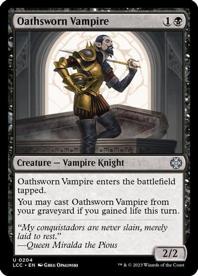 Oathsworn Vampire Commander: The Lost Caverns of Ixalan Magic card