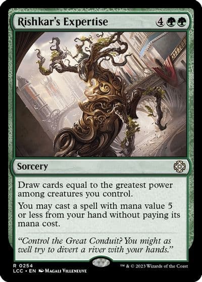 Rishkars Expertise Commander: The Lost Caverns of Ixalan Magic card