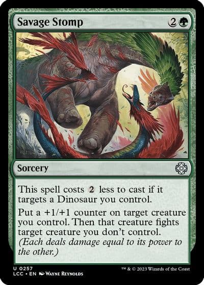 Savage Stomp Commander: The Lost Caverns of Ixalan Magic card