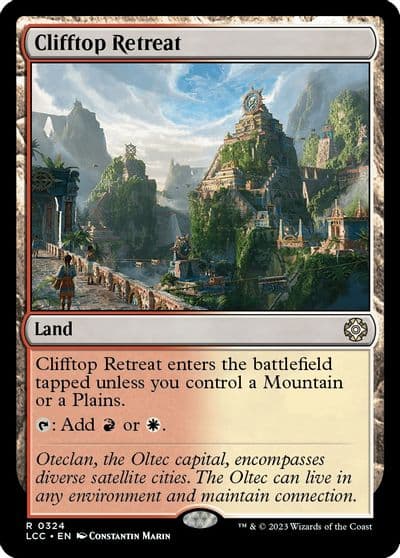 Clifftop Retreat Commander: The Lost Caverns of Ixalan Magic card