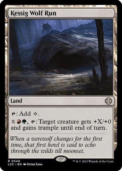 Kessig Wolf Run Commander: The Lost Caverns of Ixalan Magic card