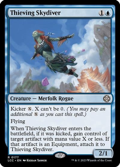 Thieving Skydiver Commander: The Lost Caverns of Ixalan Magic card