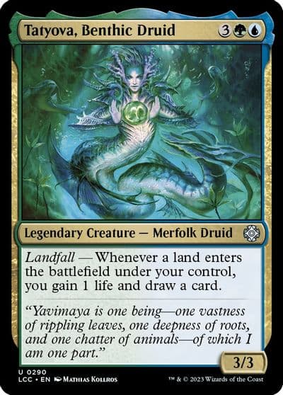 Tatyova Benthic Druid Commander: The Lost Caverns of Ixalan Magic card