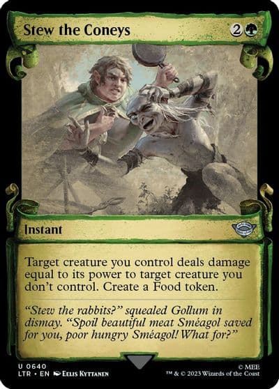 Stew the Coneys Showcase Scrolls Universes Beyond: The Lord of the Rings: Tales of Middle-earth Magic card