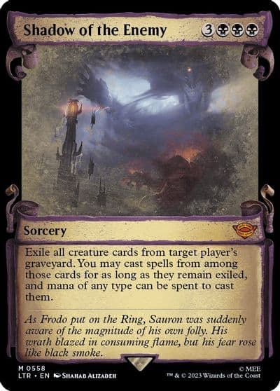 Shadow of the Enemy Showcase Scrolls Universes Beyond: The Lord of the Rings: Tales of Middle-earth Magic card