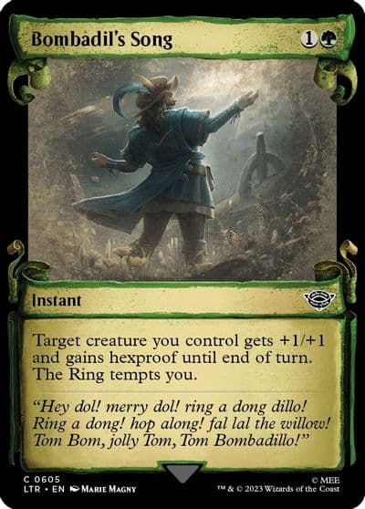Bombadils Song Showcase Scrolls Universes Beyond: The Lord of the Rings: Tales of Middle-earth Magic card