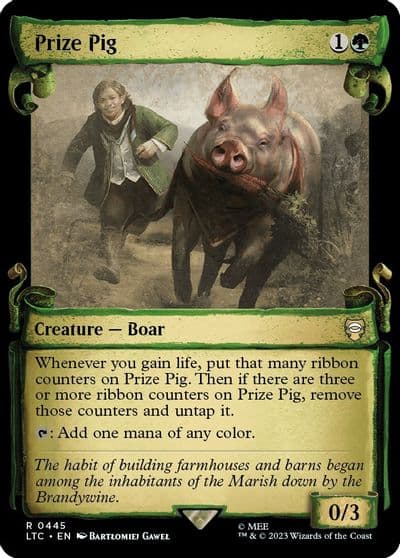 Prize Pig Showcase Scrolls Commander: The Lord of the Rings: Tales of Middle-earth Magic card