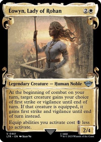 Eowyn Lady of Rohan Showcase Scrolls Universes Beyond: The Lord of the Rings: Tales of Middle-earth Magic card