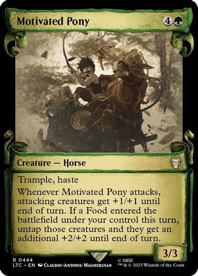 Motivated Pony Showcase Scrolls Commander: The Lord of the Rings: Tales of Middle-earth Magic card