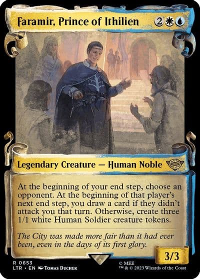 Faramir Prince of Ithilien Showcase Scrolls Universes Beyond: The Lord of the Rings: Tales of Middle-earth Magic card