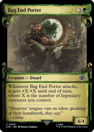 Bag End Porter Showcase Scrolls Universes Beyond: The Lord of the Rings: Tales of Middle-earth Magic card