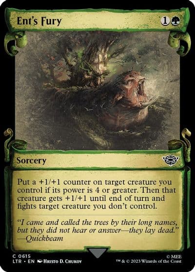 Ents Fury Showcase Scrolls Universes Beyond: The Lord of the Rings: Tales of Middle-earth Magic card