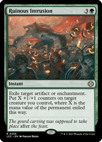 Ruinous Intrusion Commander: The Lost Caverns of Ixalan Magic card