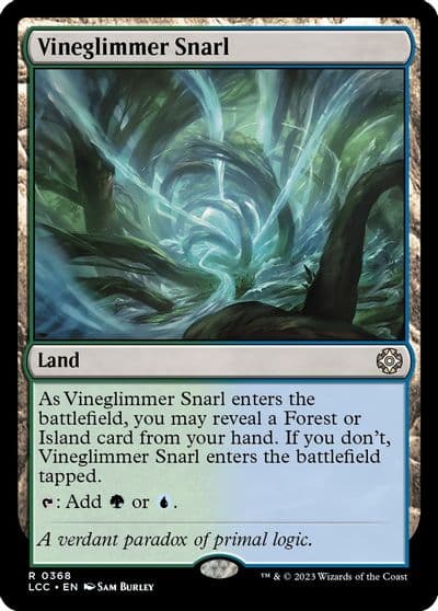 Vineglimmer Snarl Commander: The Lost Caverns of Ixalan Magic card