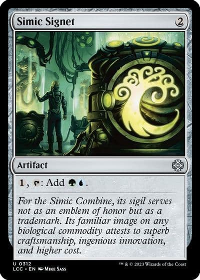 Simic Signet Commander: The Lost Caverns of Ixalan Magic card