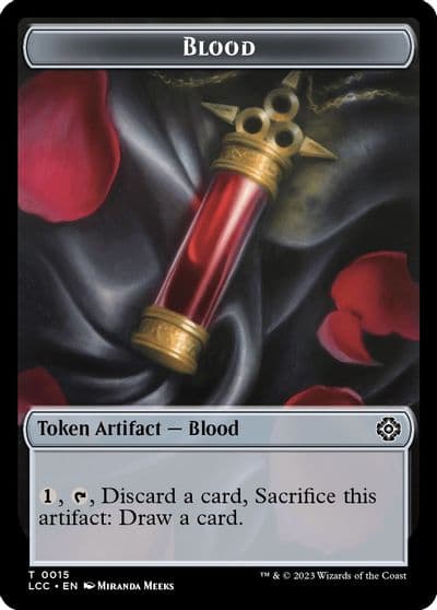 Blood Vampire 0004 Double Sided Token Commander: The Lost Caverns of Ixalan Magic card