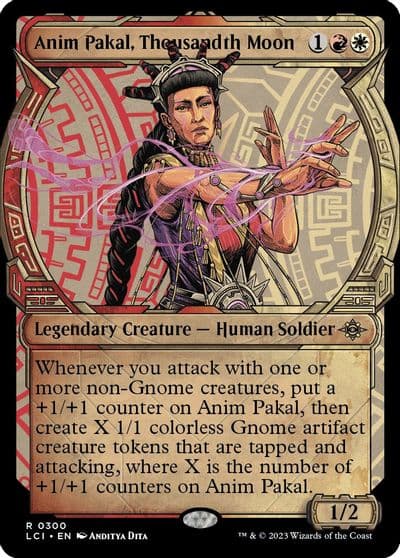 Anim Pakal Thousandth Moon Showcase The Lost Caverns of Ixalan Magic card