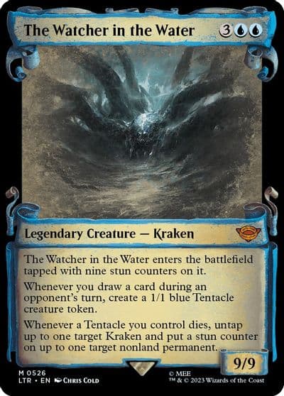 The Watcher in the Water Showcase Scrolls Universes Beyond: The Lord of the Rings: Tales of Middle-earth Magic card