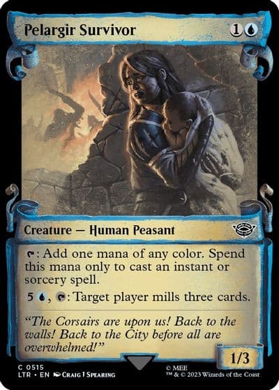 Pelargir Survivor Showcase Scrolls Universes Beyond: The Lord of the Rings: Tales of Middle-earth Magic card