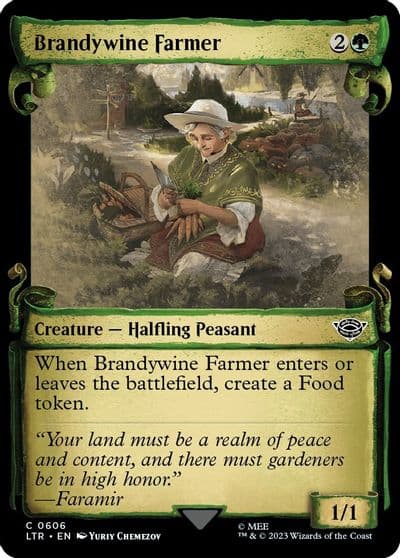 Brandywine Farmer Showcase Scrolls Universes Beyond: The Lord of the Rings: Tales of Middle-earth Magic card