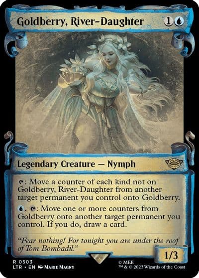Goldberry River Daughter Showcase Scrolls Universes Beyond: The Lord of the Rings: Tales of Middle-earth Magic card