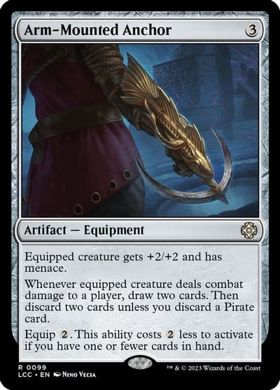 Arm Mounted Anchor Commander: The Lost Caverns of Ixalan Magic card