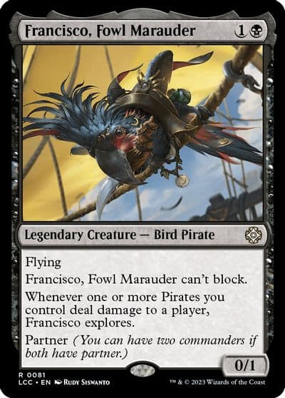 Francisco Fowl Marauder Commander: The Lost Caverns of Ixalan Magic card