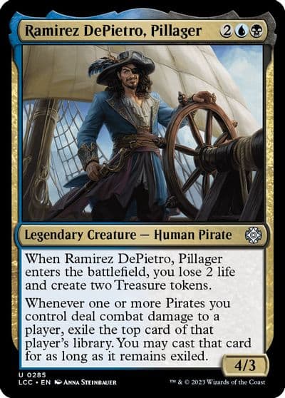 Ramirez DePietro Pillager Commander: The Lost Caverns of Ixalan Magic card
