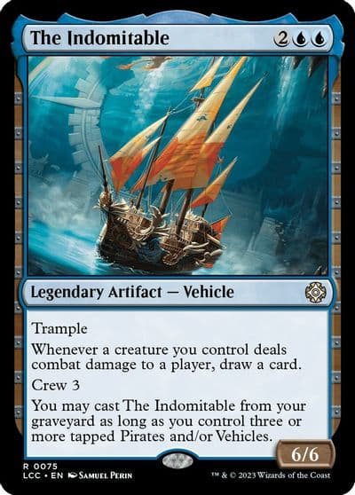 The Indomitable Commander: The Lost Caverns of Ixalan Magic card