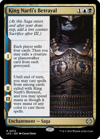 King Narfis Betrayal Commander: The Lost Caverns of Ixalan Magic card