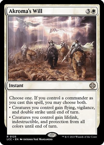 Akromas Will Commander: The Lost Caverns of Ixalan Magic card
