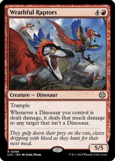 Wrathful Raptors Commander: The Lost Caverns of Ixalan Magic card
