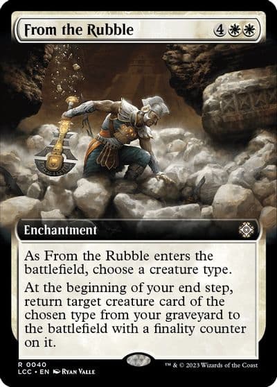 From the Rubble Extended Art Commander: The Lost Caverns of Ixalan Magic card